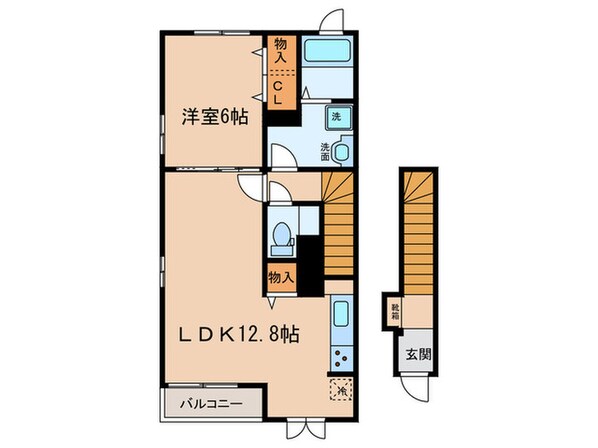 ビオーラ築盛Ⅰの物件間取画像